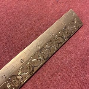 Vintage Brass Ruler